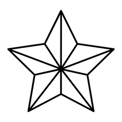 Obraz premium trophy star isolated icon vector illustration design
