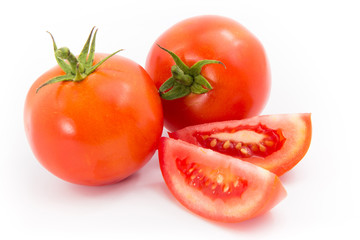 red tomato vegetable.