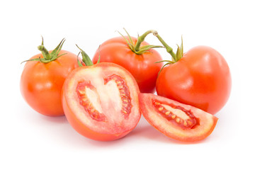 red tomato vegetable.