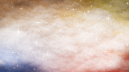 Sky with clouds colorful effect background, clouds colorful background, Abstract CGI  Background, Motion Graphics background