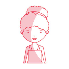 Obraz premium cute little girl character vector illustration design