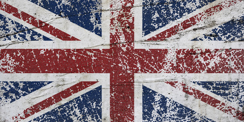 Fototapeta premium Grunge flag of United Kingdom