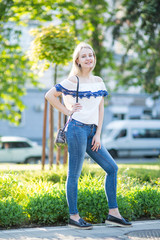 Young woman  in the park