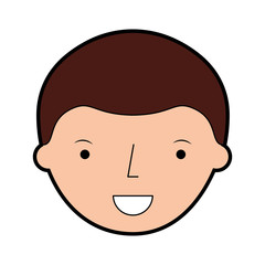 young man avatar character vector illustration design