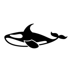 Orca whale isolated icon vector illustration design