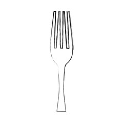 fork cutlery isolated icon vector illustration design