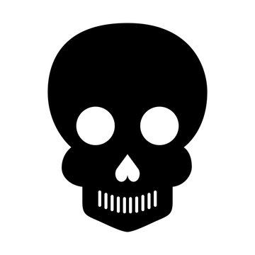 skull artistic tattoo isolated icon vector illustration design