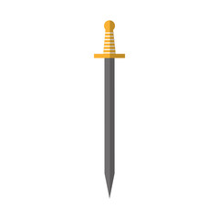 artistic sword isolated icon vector illustration design