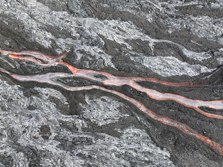 Lava flow at Hawaii Volcano National Park