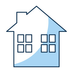 house exterior isolated icon vector illustration design