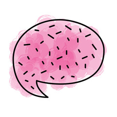 speech bubble message icon vector illustration design