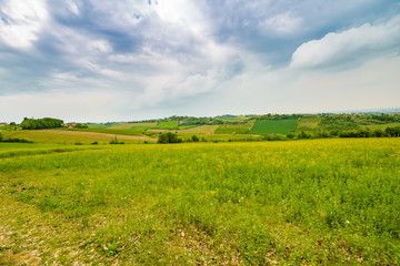 Italian hilly countryside
