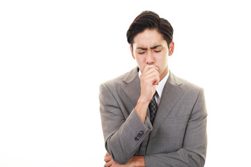 苦悩するビジネスマン