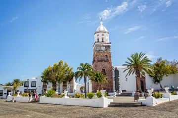 Fotobehang Town of Teguise in Lanzarote, Canary islands, Spain © Delphotostock
