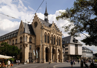 Rathaus, Fischmarkt, Erfurt, Th&uuml;ringen, Deutschland