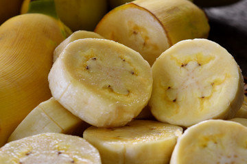 Banana pieces