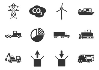 industry icon set