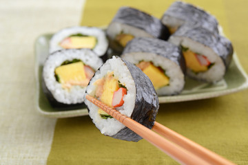 おいしそうな巻き寿司