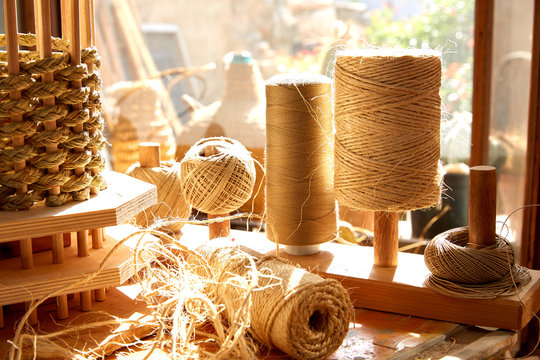 Esparto halfah grass used for crafts basketry