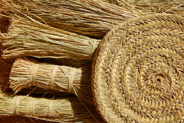 Esparto halfah grass used for crafts basketry