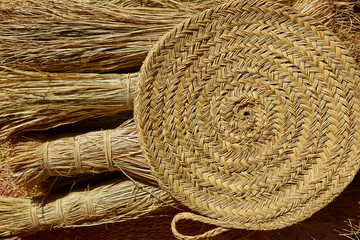 Esparto halfah grass used for crafts basketry