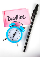 Deadline concept, Management schedule, time management. Last day month