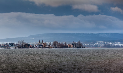 Bodensee Winterstimmung mit Reichenau
