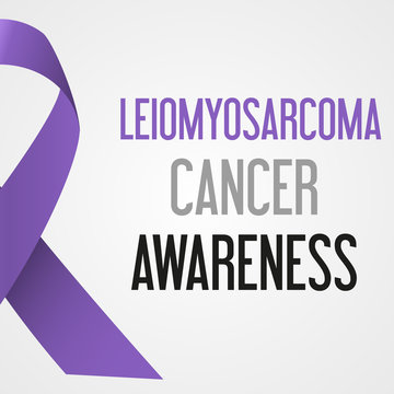 world leiomyosarcoma cancer day awareness poster eps10