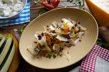 Aubergine and cheese recipe italian food
