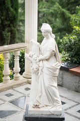 Statue of Flora. Ancient god of Greece