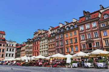 Obraz premium Warszawa, stare miasto