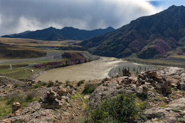 Сhuya-katun valley, Altai Mountains, Russia