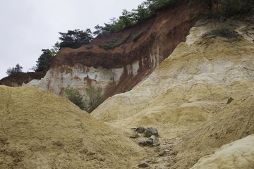 Ockerfelsen Colorado Provencal Frankreich