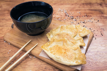 Japanese Gyoza dumplings