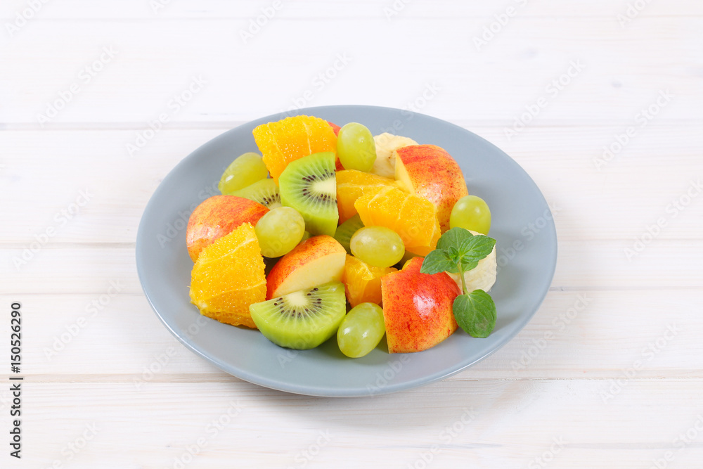 Poster fresh fruit salad