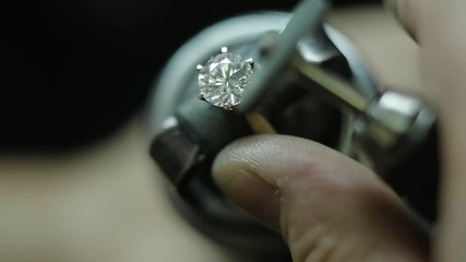 Jewelry Making Setting a Stone - Powered by Adobe