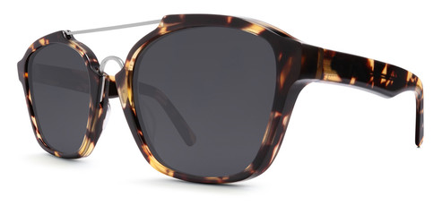 sunglasses spotted brown isolated on white background