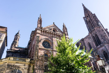 Fototapeta premium Beautiful view of ancient buildings at Strasbourg, Alsace, France