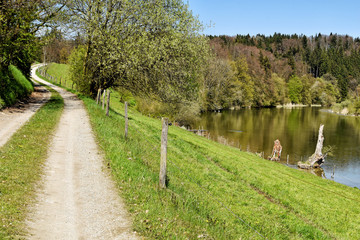 Weg entlang der Alz - Chiemgau