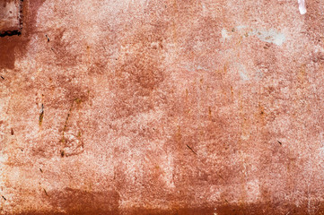Multicolored peeling wall texture and background. Surface with stains.