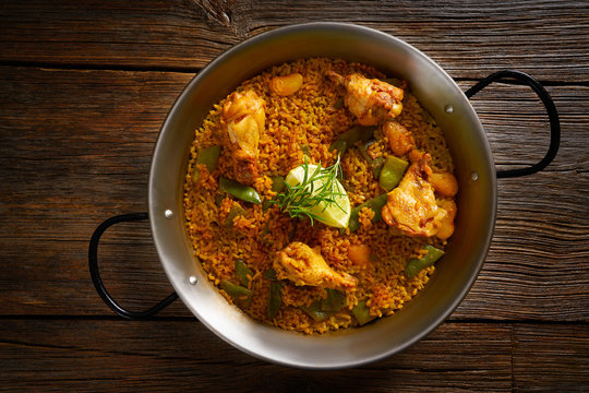 Chicken Paella recipe for two from Spain