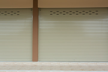 Aluminium steel metal roller shutter door