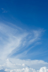 Naklejka na ściany i meble cloud above blue sky
