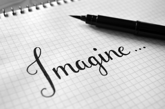 IMAGINE … written in notepad