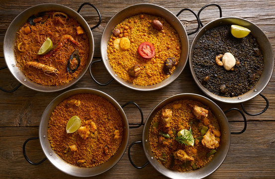Paellas five rice recipes from Spain