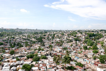 Slum area in Santo Domingo