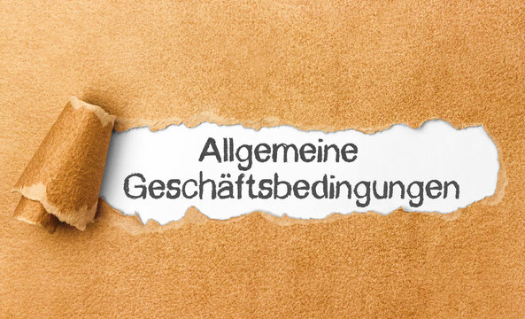 Allgemeine Gesch&auml;ftsbedingungen im Blickfeld