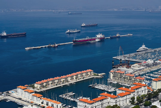 Gibraltar Rock as Seen from Europa Point,
