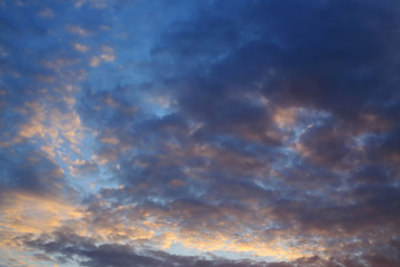 Obraz premium beautiful sunset sky