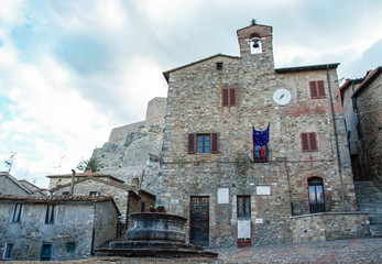 Fototapeta premium the old town of Castiglione d'Orcia in Tuscany